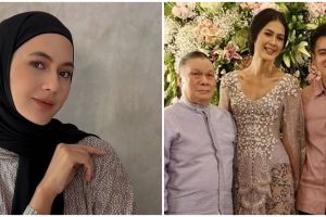 Ucap terimakasih untuk kasih sayang papa mertua, 7 momen Paula Verhoeven melayat ayah Baim Wong