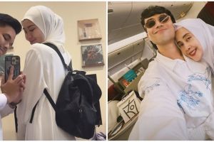 7 Momen Vidi Aldiano umrah bareng gengnya, gaya Mahalini berhijab jadi sorotan