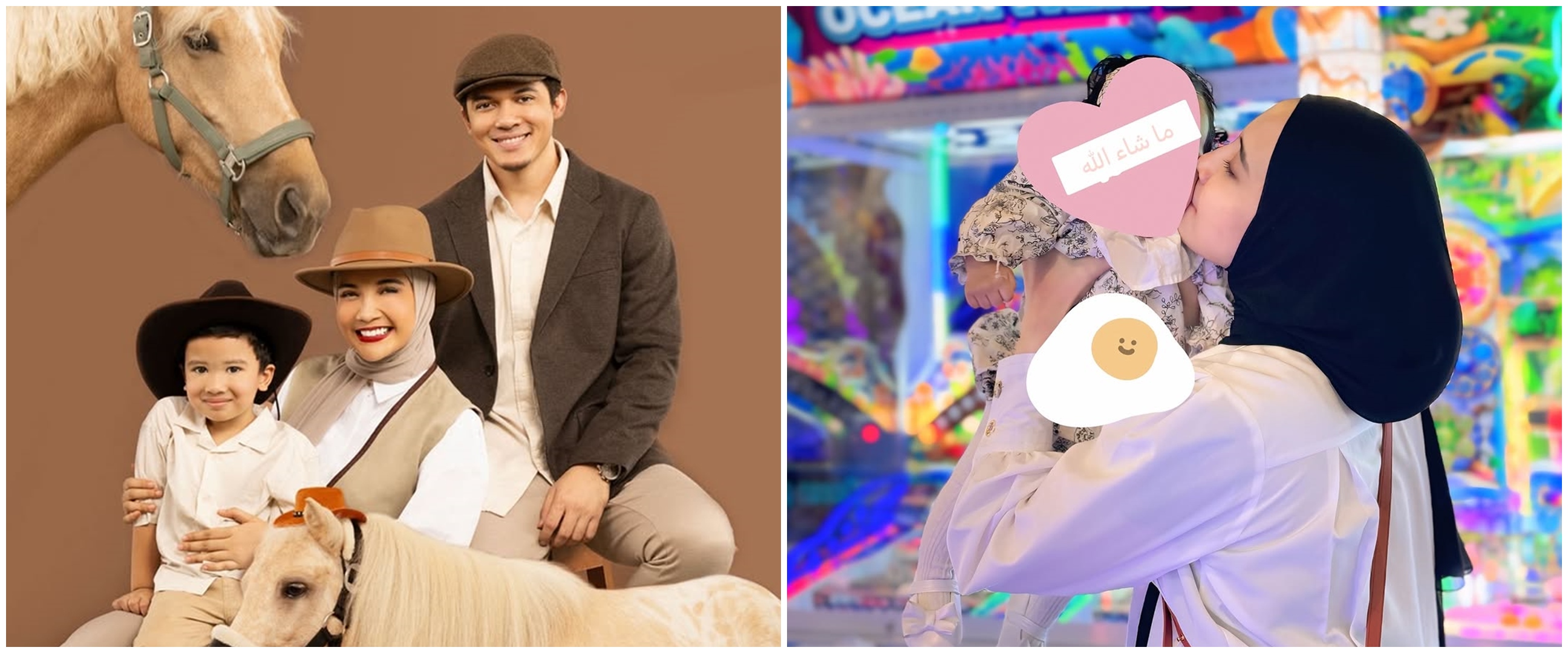 Diduga adopsi anak perempuan, ini 9 momen Zaskia Sungkar dan Irwansyah bareng baby Humaira