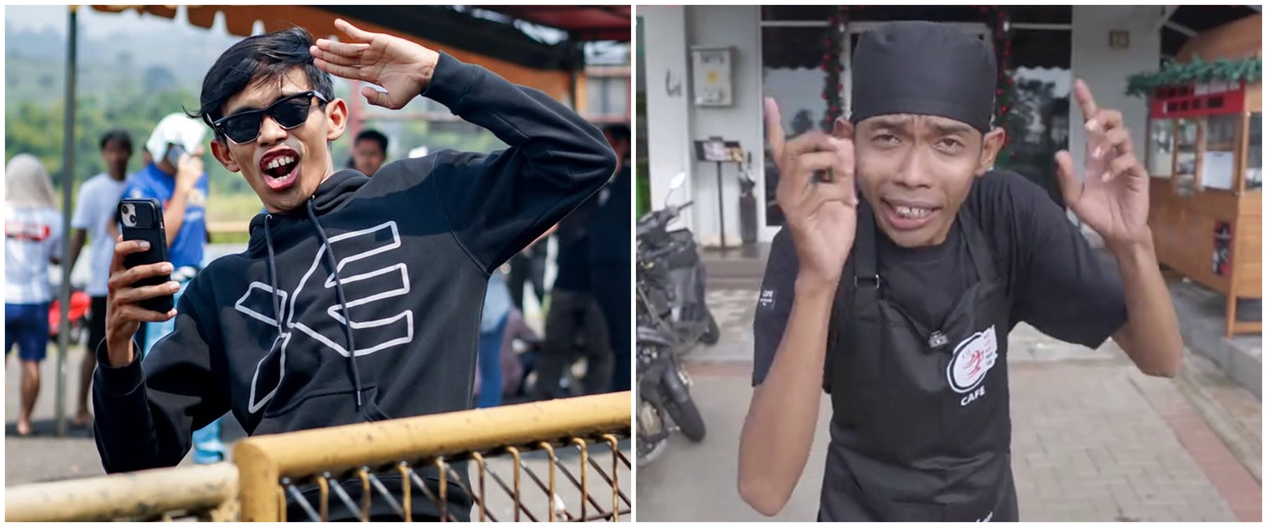 Bangkit dari keterpurukan usai gagal nyaleg, ini 9 momen Dede Sunandar saat jadi pelayan restoran