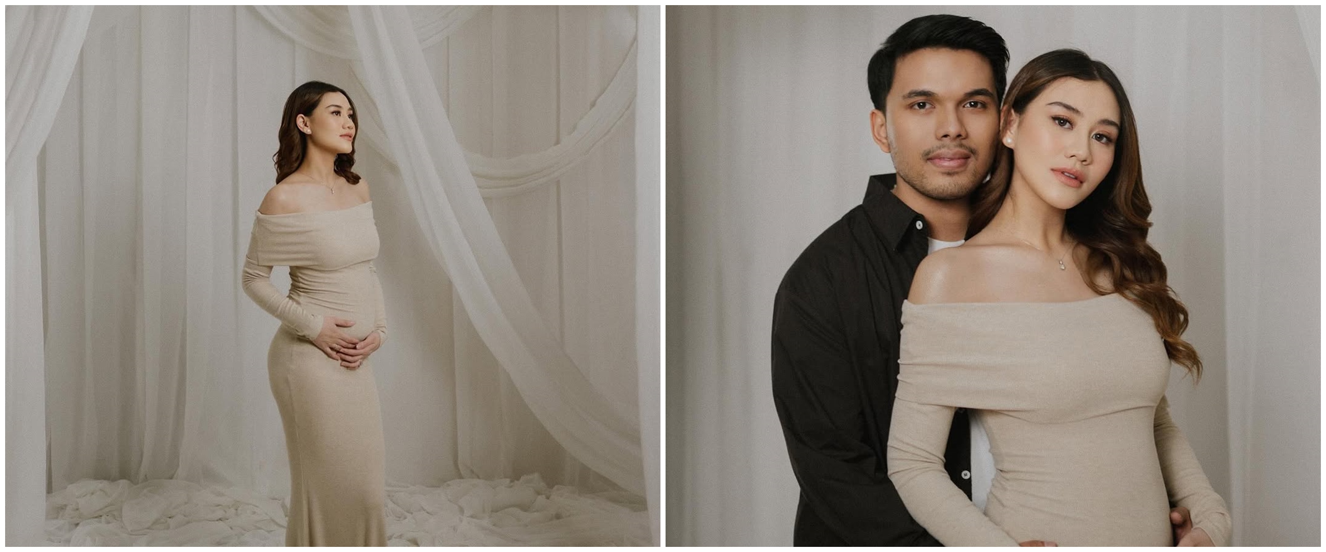 Umumkan hamil selang 6 bulan nikah, 9 potret Aaliyah Massaid pamer baby bump di usia kandungan 4 bulan