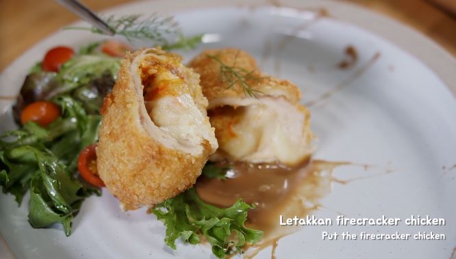 Firecracker Chicken With Vinaigrette Salad