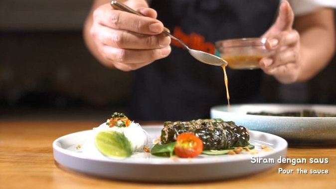 Daging Sapi Bakar Daun Sirih