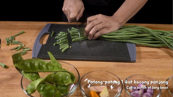 Kacang Panjang Santan Pete