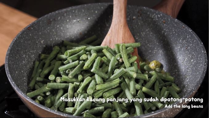 Kacang Panjang Santan Pete