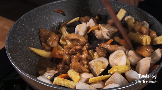 Ayam Jamur Saus Tiram Royco