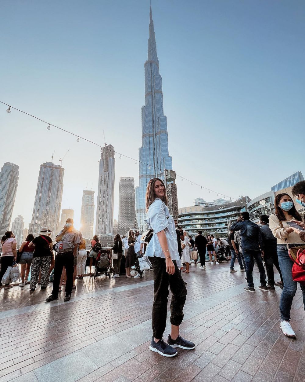 11 Potret Paula Verhoeven selama di Dubai, tampil di Arab Fashion Week