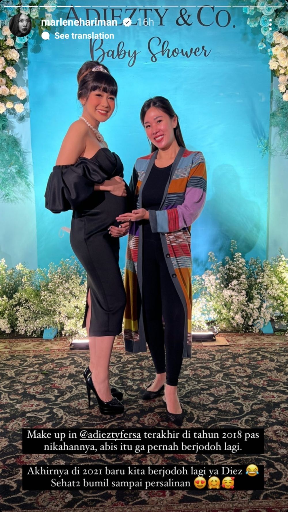 baby shower adiezty fersa © instagram