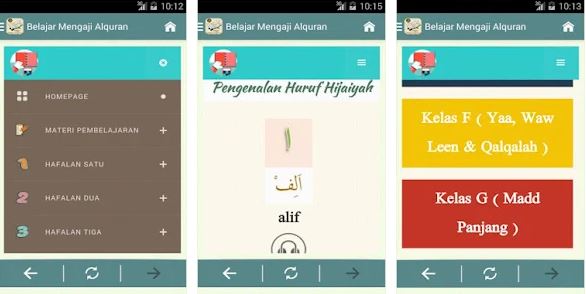 Aplikasi belajar mengaji di smartphone © play.google.com