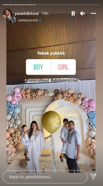 Momen syukuran kehamilan Yasmine Wildblood © Instagram Momen syukuran kehamilan Yasmine Wildblood © Instagram