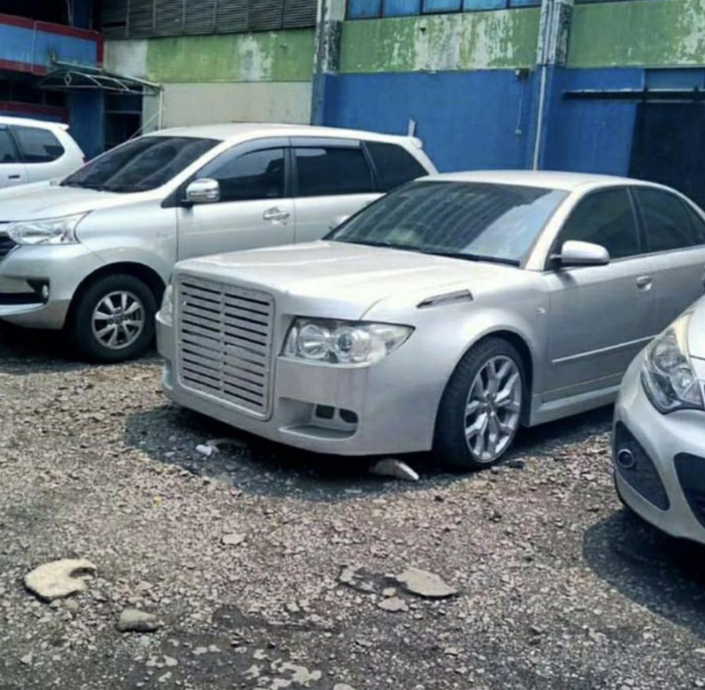 desain dua mobil jadi satu © Facebook