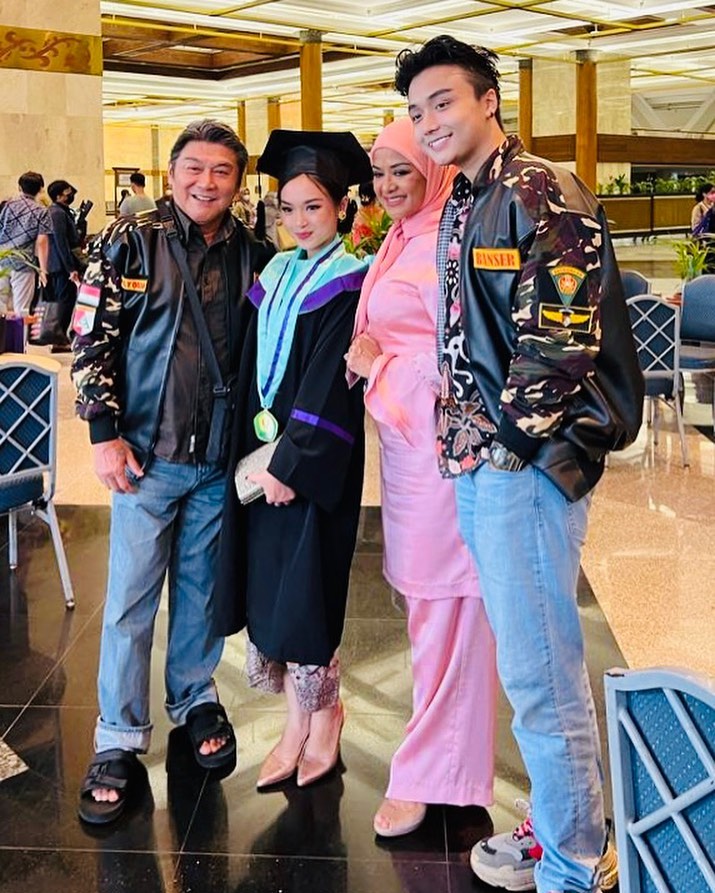 Potret kompak Leon Dozan dan Nabilah Rahman © Instagram