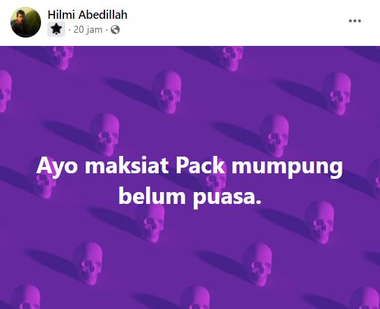 status bapak bapak pas ramadan © berbagai sumber