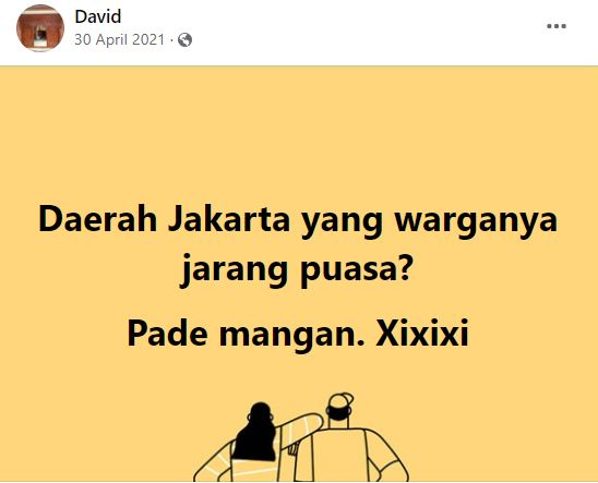 status bapak bapak pas ramadan © berbagai sumber