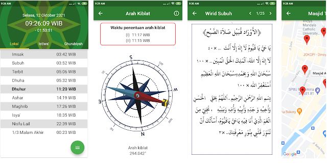 Aplikasi Imsakiyah © berbagai sumber