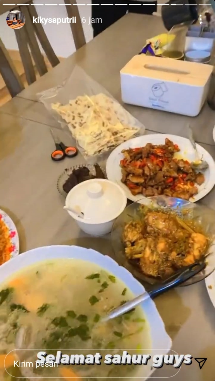 Menu sahur hari pertama 19 seleb, komplet, lezat, dan menggugah selera