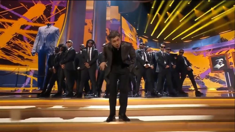 BTS tampil di panggung Grammy 2022 © berbagai sumber BTS tampil di panggung Grammy 2022 © berbagai sumber