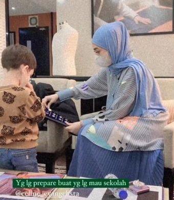 ultah celine evangelista ke-30 © instagram ultah celine evangelista ke-30 © instagram