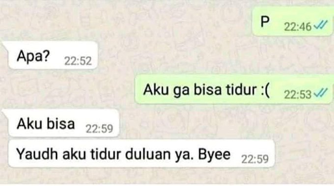 jawaban teman di chat ngeselin © berbagai sumber