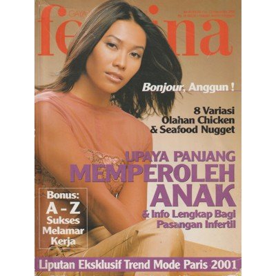 potret lawas Anggun jadi model sampul majalah © berbagai sumber potret lawas Anggun jadi model sampul majalah © berbagai sumber