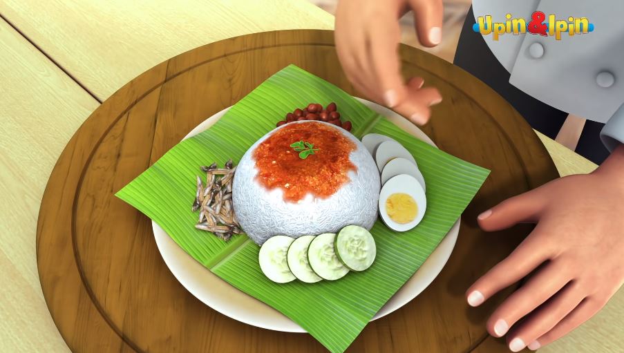 12 Makanan khas Malaysia ini sering muncul di kartun Upin Ipin