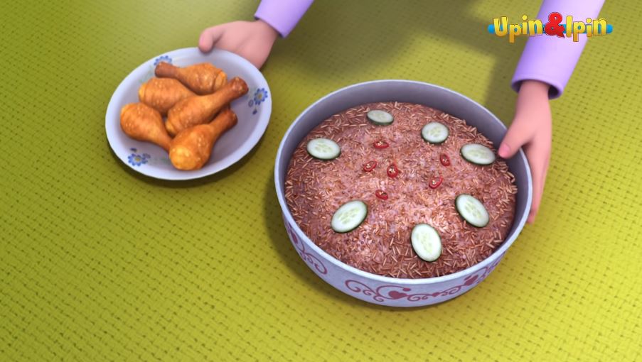 12 Makanan khas Malaysia ini sering muncul di kartun Upin Ipin