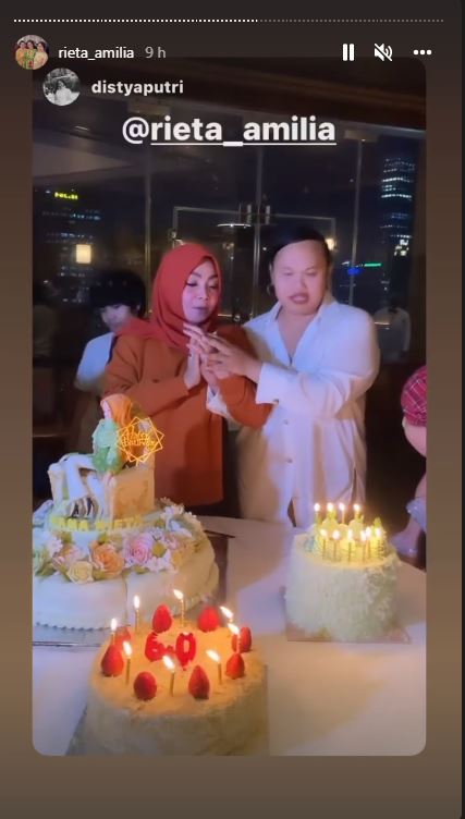 9 Kue ulang tahun Rieta Amilia dari tahun ke tahun, selalu elegan