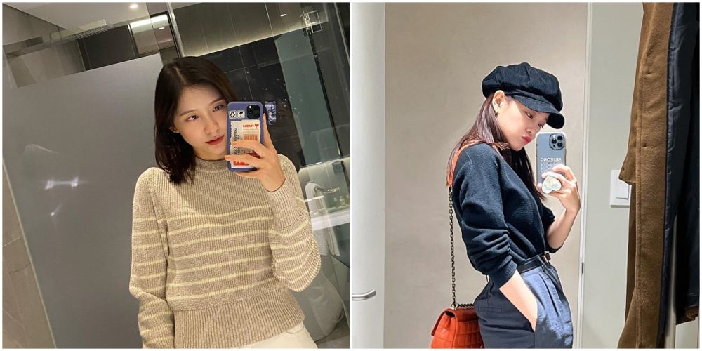 beda gaya park ji-hyun dan kim sejeong © Instagram