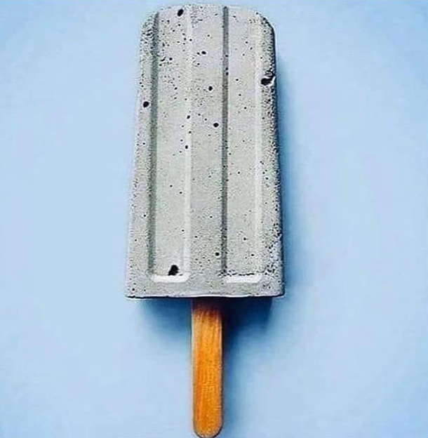 kreasi benda dari material bangunan © berbagai sumber