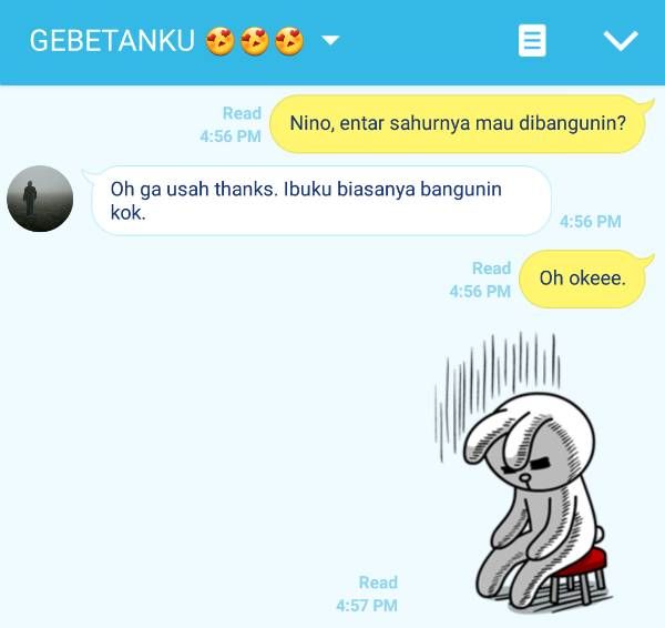 Chat balasan saat dibangunin sahur © berbagai sumber Chat balasan saat dibangunin sahur © berbagai sumber
