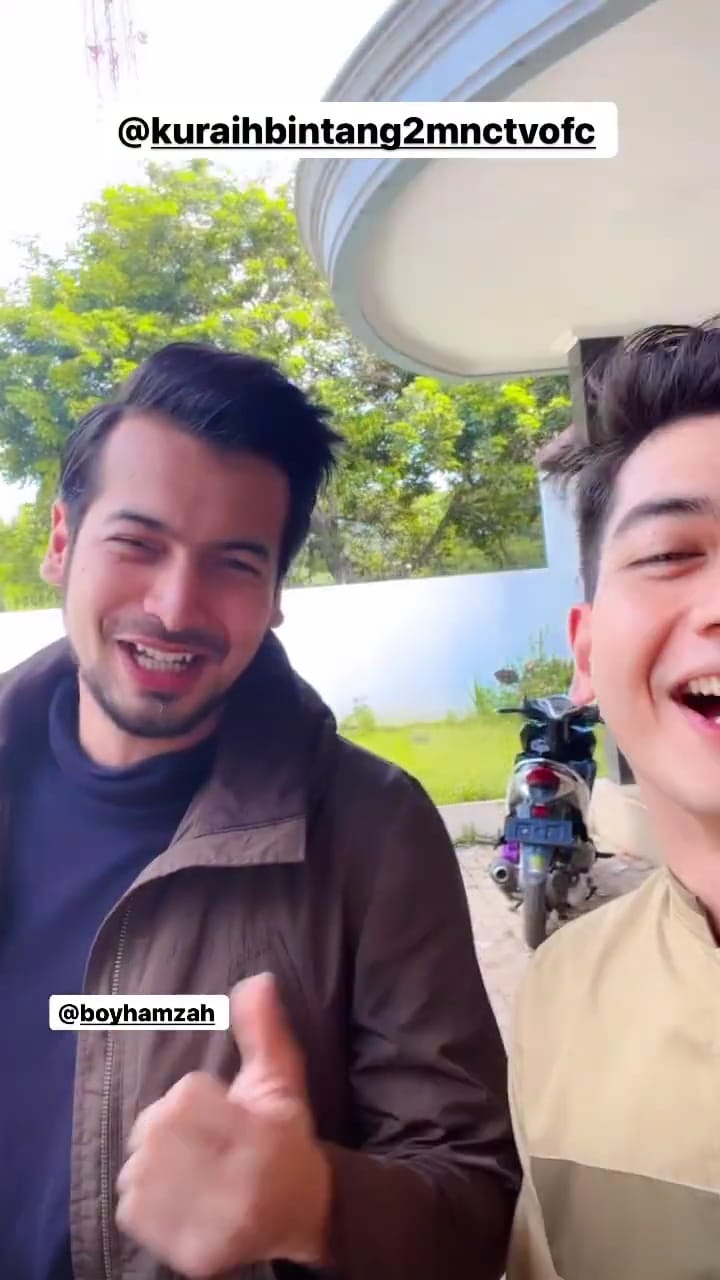 momen pertemuan teuku ryan dan boy hamzah © instagram