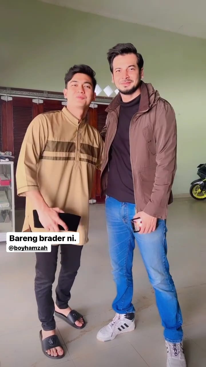 momen pertemuan teuku ryan dan boy hamzah © instagram