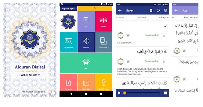Alquran digital mudah digunakan di handphone © 2022 berbagai sumber Alquran digital mudah digunakan di handphone © 2022 berbagai sumber