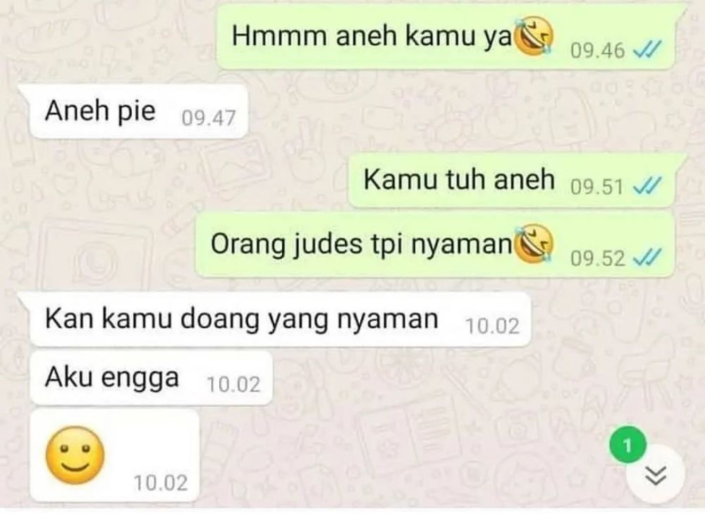 chat udah salah sangka aja nih © Instagram