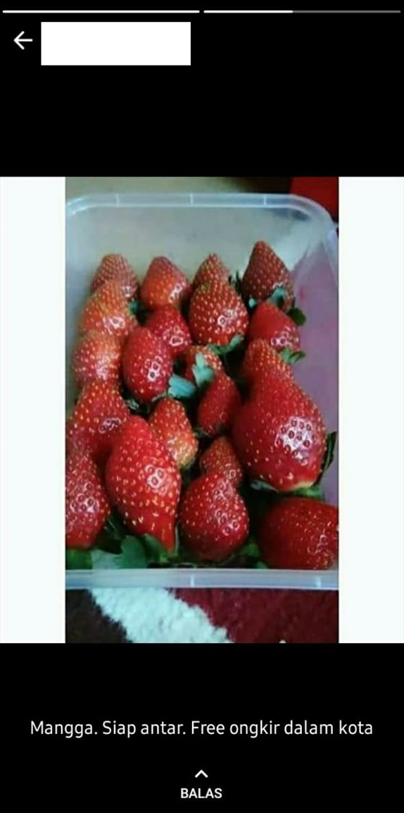 status jual makanan di WA kocak © Instagram