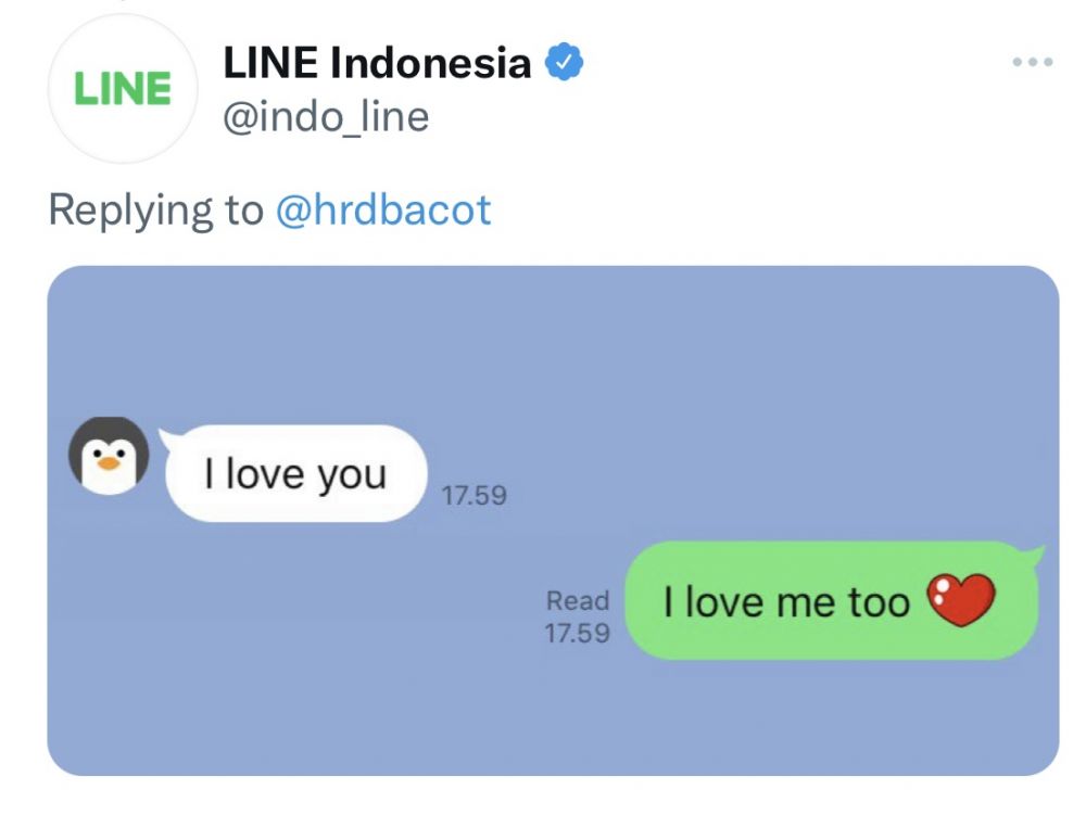 chat lucu pacar bilang i love you © berbagai sumber
