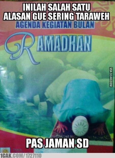 11 Meme suka duka isi buku kegiatan Ramadan ini bikin angguk setuju