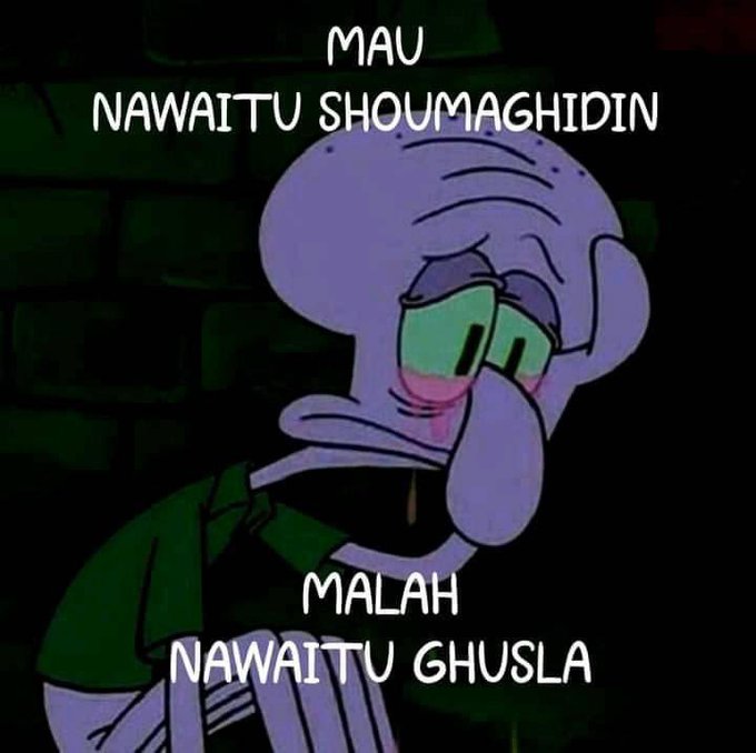 meme momen jelang imsak kocak © berbagai sumber