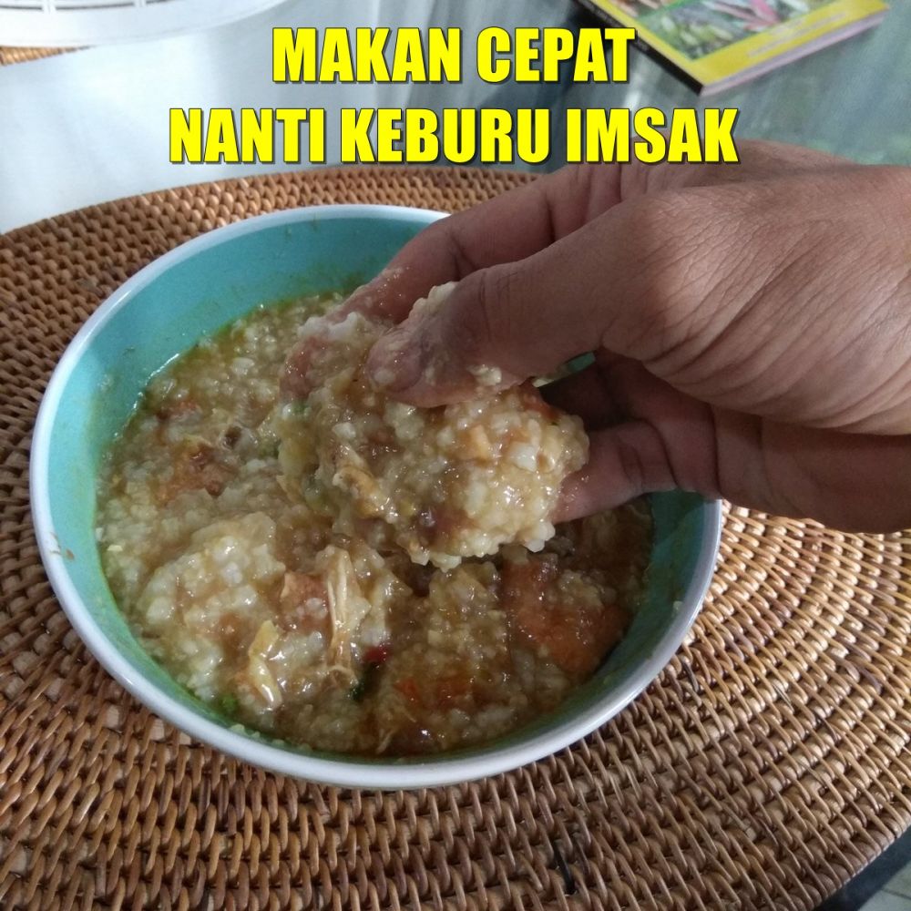 meme momen jelang imsak kocak © berbagai sumber