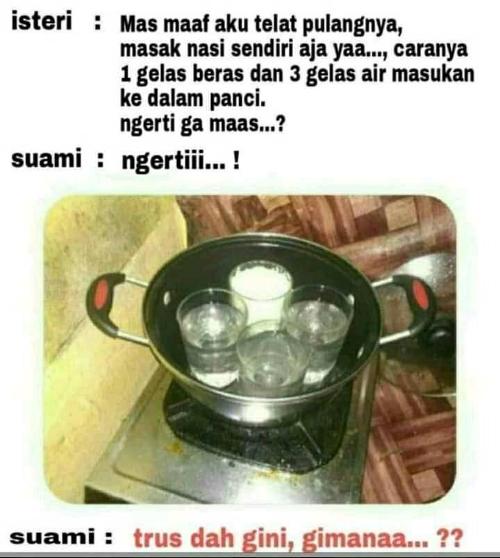 masak nasi nyeleneh © berbagai sumber