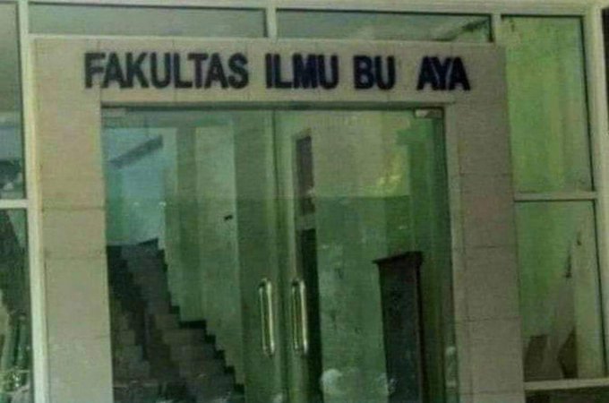 tulisan hilang sehuruf lucu deh © berbagai sumber tulisan hilang sehuruf lucu deh © berbagai sumber