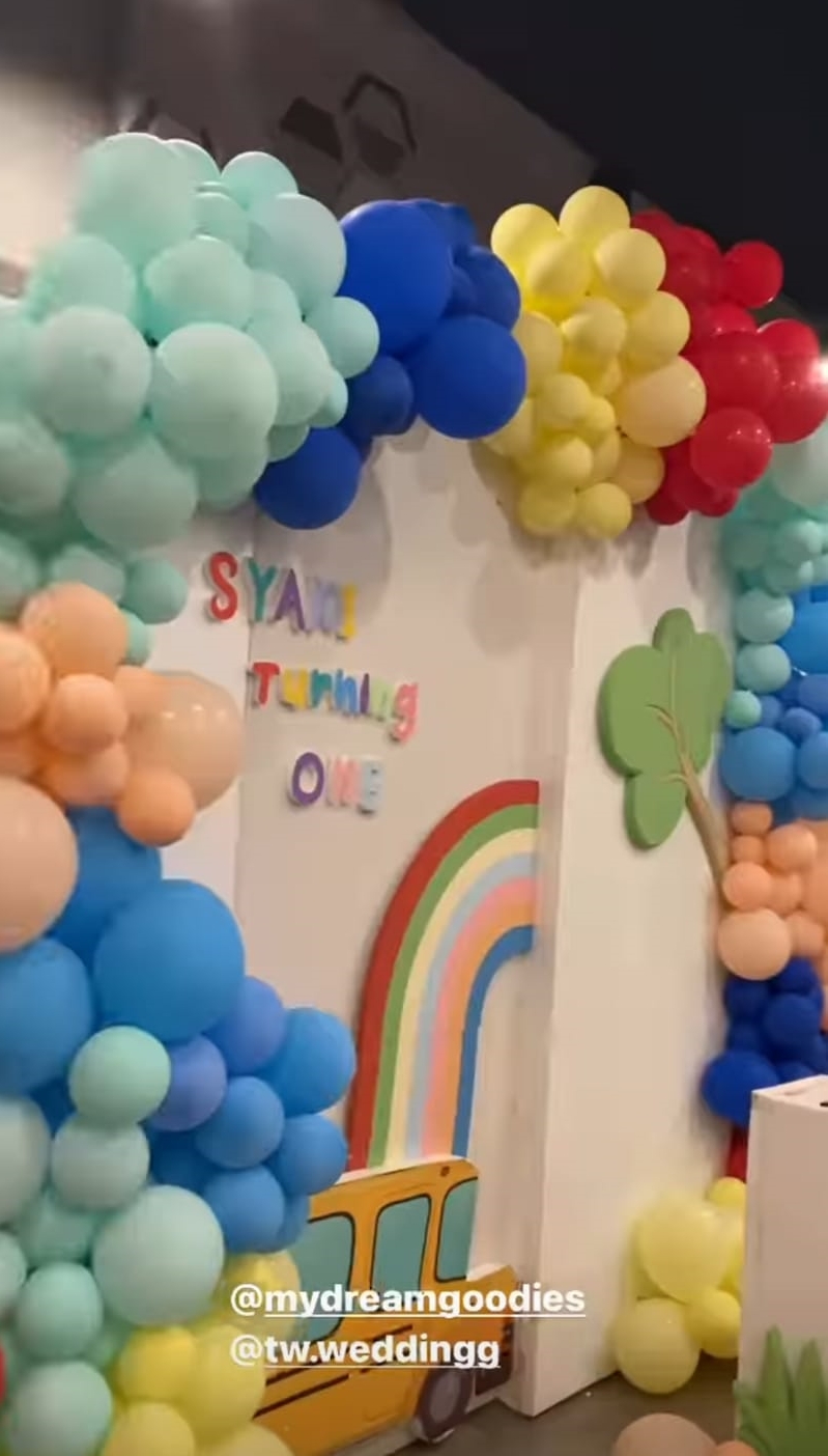 Momen Nadya Mustika rayakan ulang tahun Syaki © Instagram