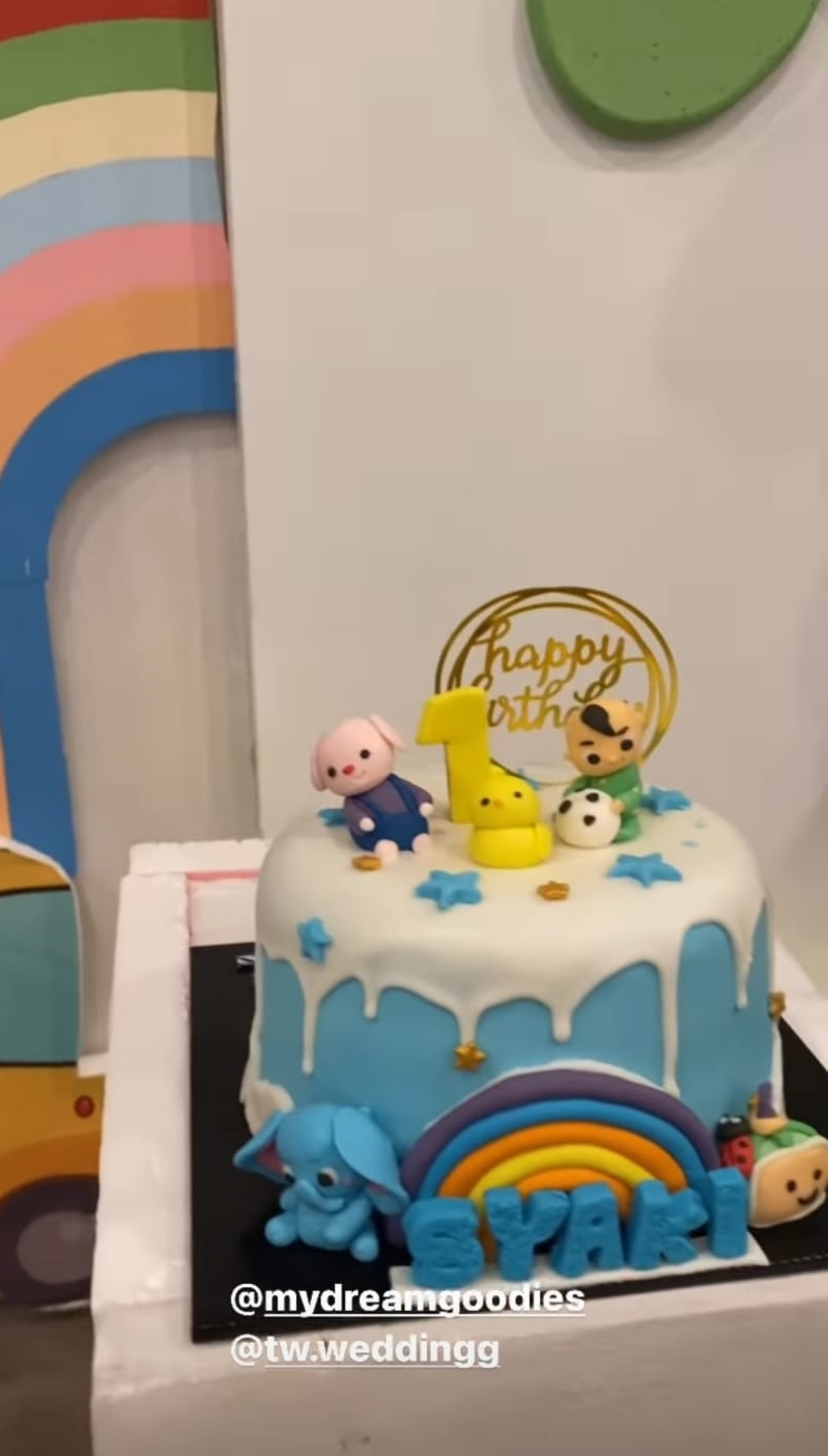 Momen Nadya Mustika rayakan ulang tahun Syaki © Instagram