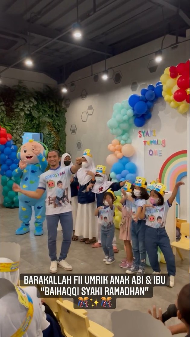 Momen Nadya Mustika rayakan ulang tahun Syaki © Instagram Momen Nadya Mustika rayakan ulang tahun Syaki © Instagram