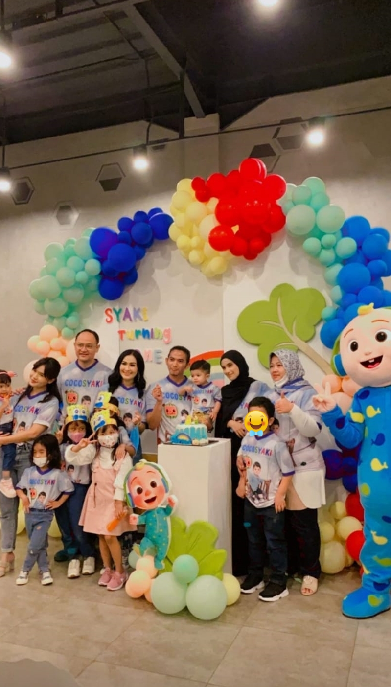 Momen Nadya Mustika rayakan ulang tahun Syaki © Instagram