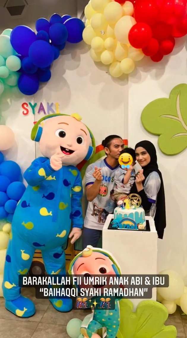 Momen Nadya Mustika rayakan ulang tahun Syaki © Instagram Momen Nadya Mustika rayakan ulang tahun Syaki © Instagram