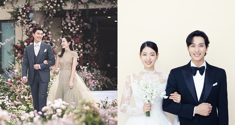 beda gaya Son Ye-jin & Park Shin-hye jadi pengantin © berbagai sumber