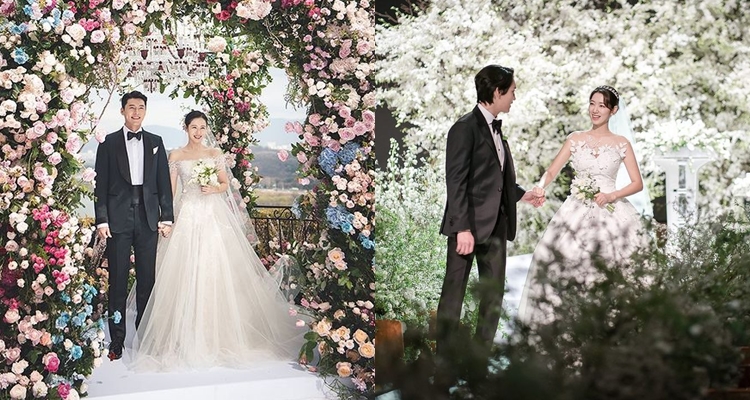 beda gaya Son Ye-jin & Park Shin-hye jadi pengantin © berbagai sumber