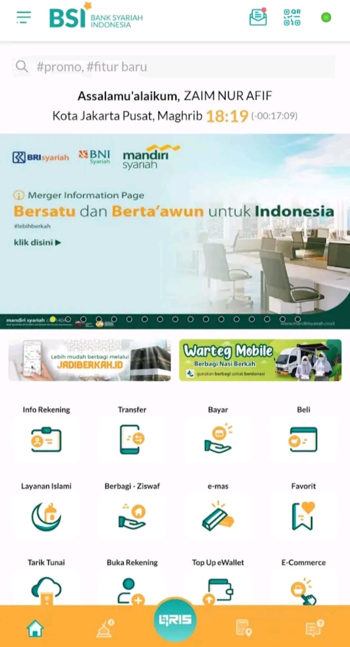Cara transfer uang lewat BSI mobile banking © 2022 brilio.net
