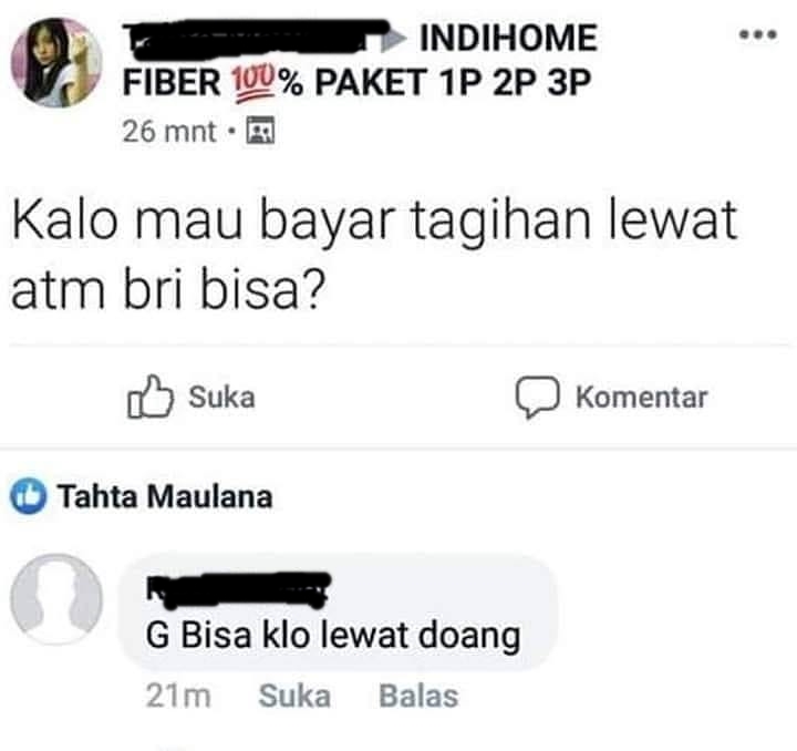 jawaban warganet di komentar © berbagai sumber